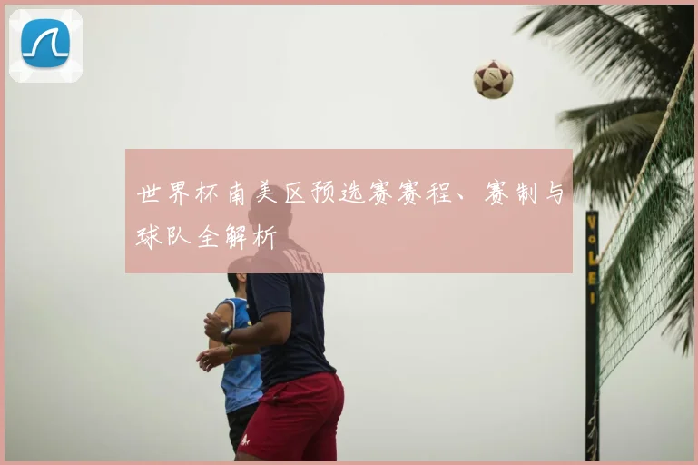 世界杯南美区预选赛赛程、赛制与球队全解析